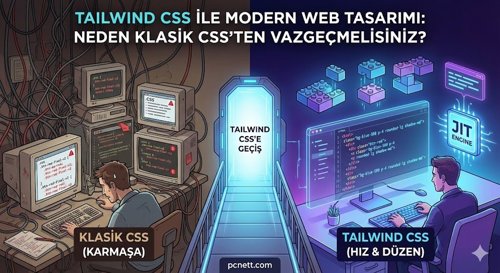 Tailwind CSS ile Modern Web Tasarımı: Neden Klasik CSS’ten Vazgeçmelisiniz?